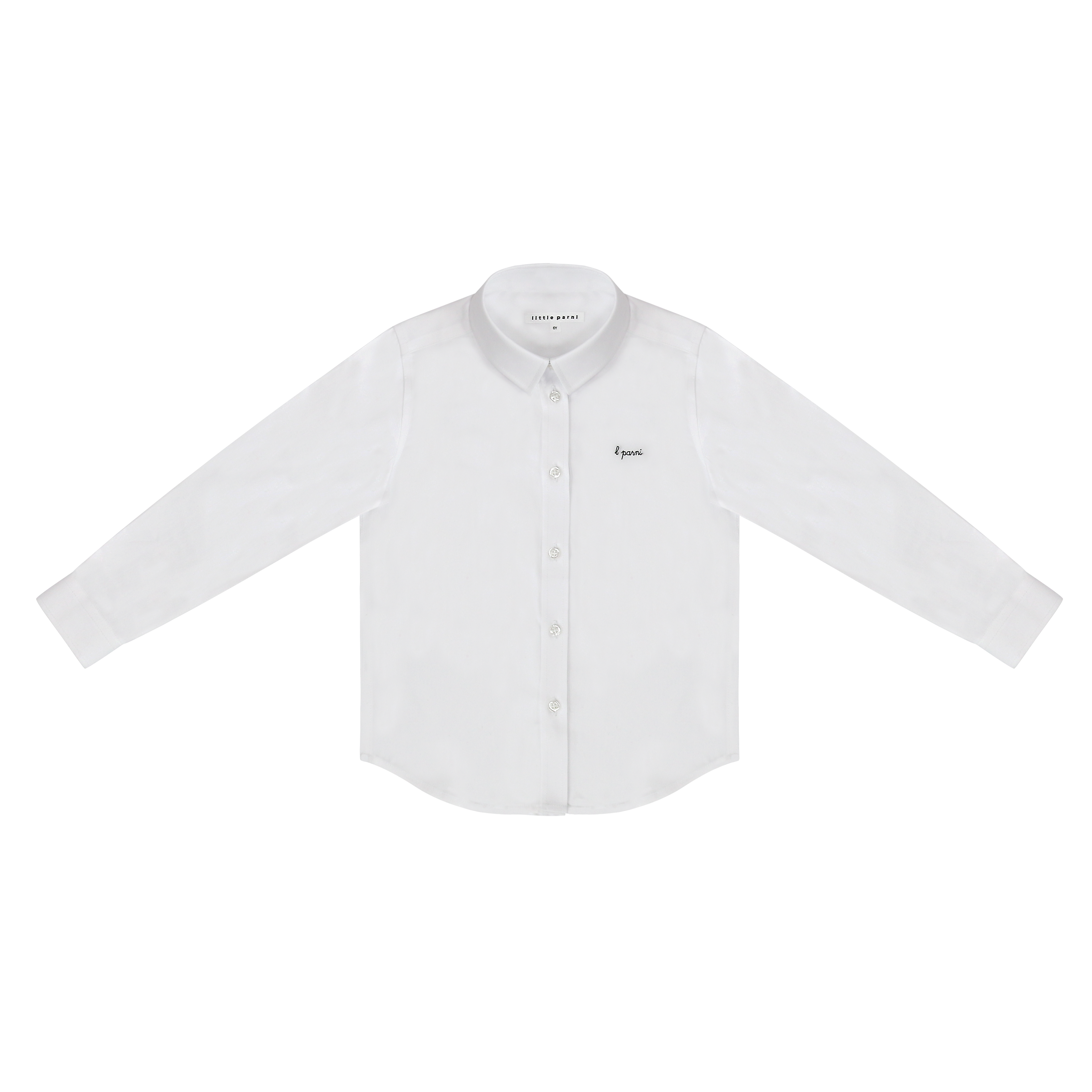 Parni Boys Long Sleeve White Shirt