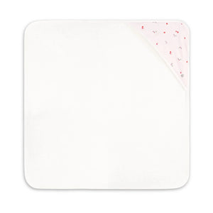 Petit Bateau Baby Girl Berry Print Towel Soft Cotton Baby Bath Towel Berry Print Design