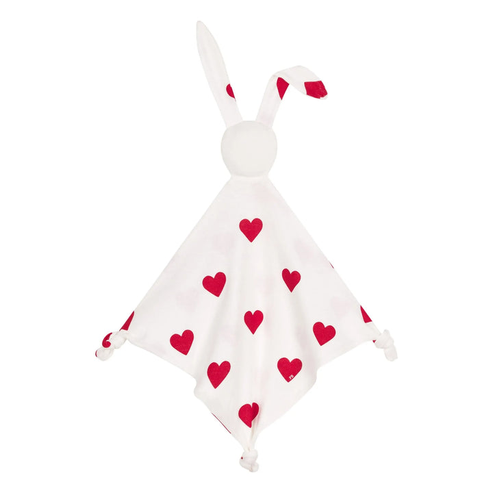 Petit Bateau Heart Print Security Blanket | Little Loungers