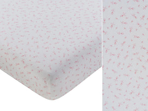 Kipp Baby Petit Pois Fitted Porta Crib Sheet Soft Cotton Baby Bedding Polka Dot Print