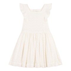 White dress on a white background