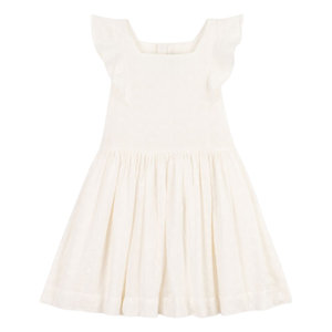 White dress on a white background