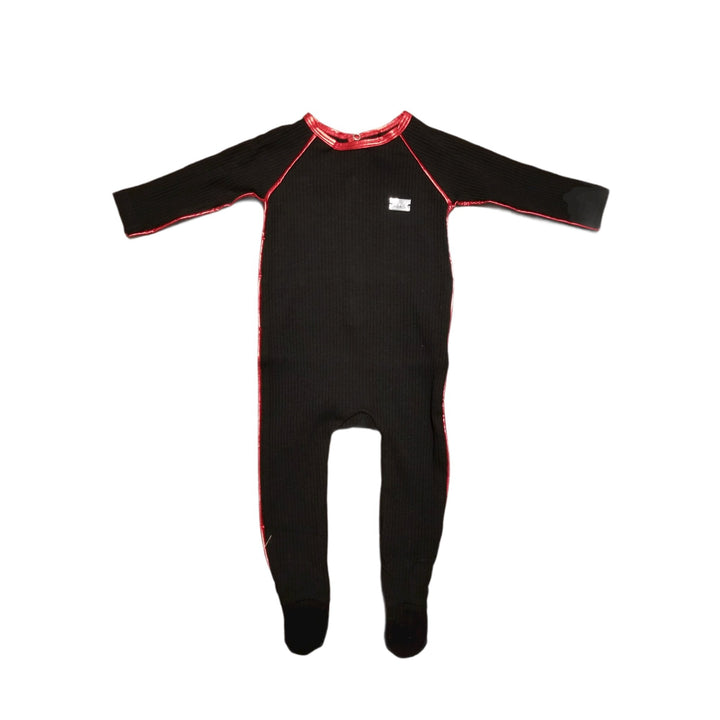 cadeau little loungers striking piping rib footie