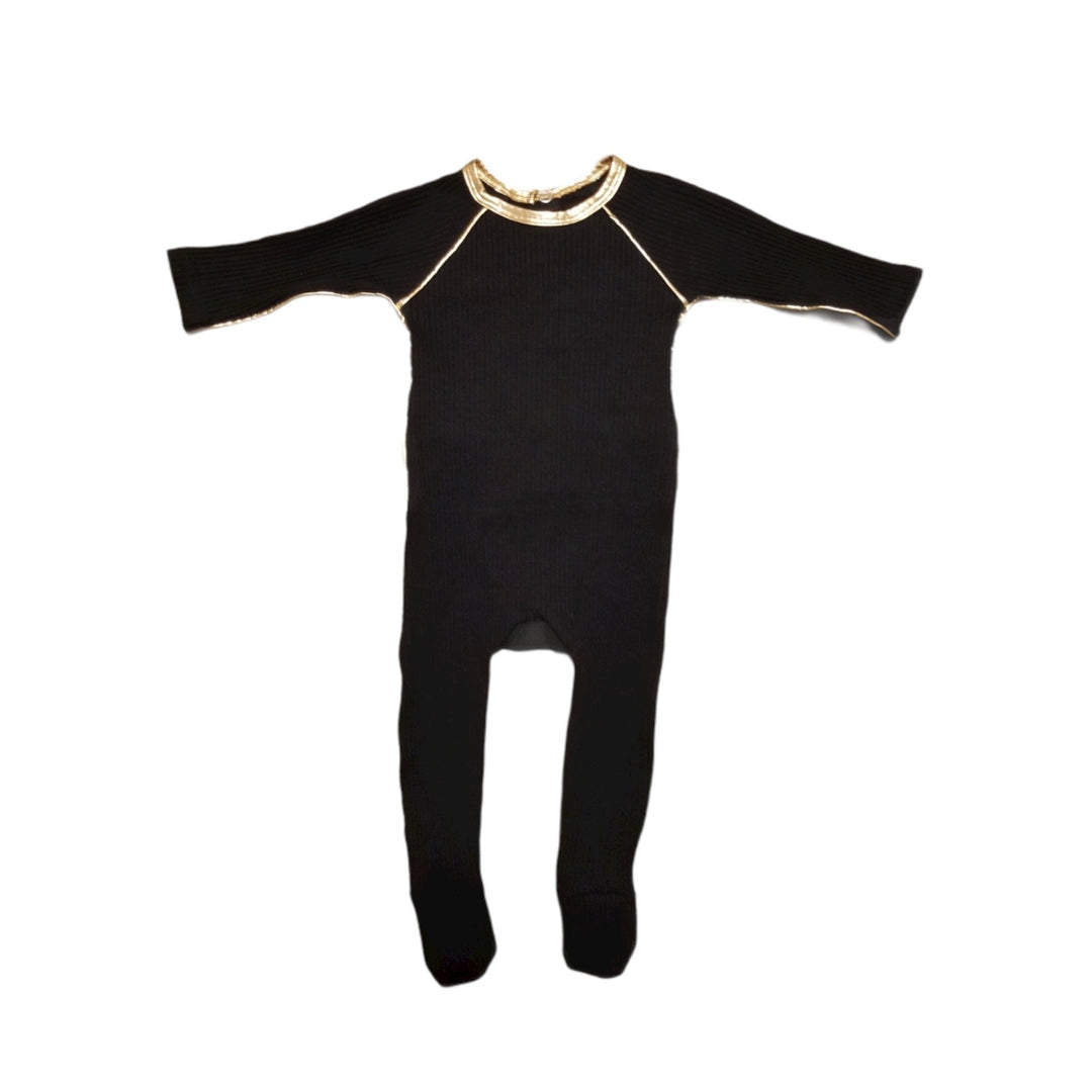 cadeau little loungers striking piping rib footie