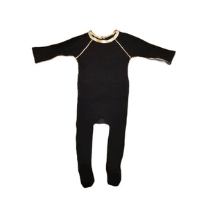 cadeau little loungers striking piping rib footie