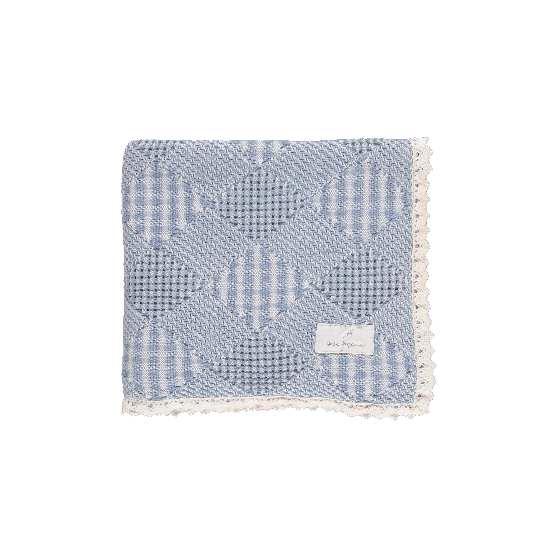 Bebe Organic Plaid Patchwork Blanket
