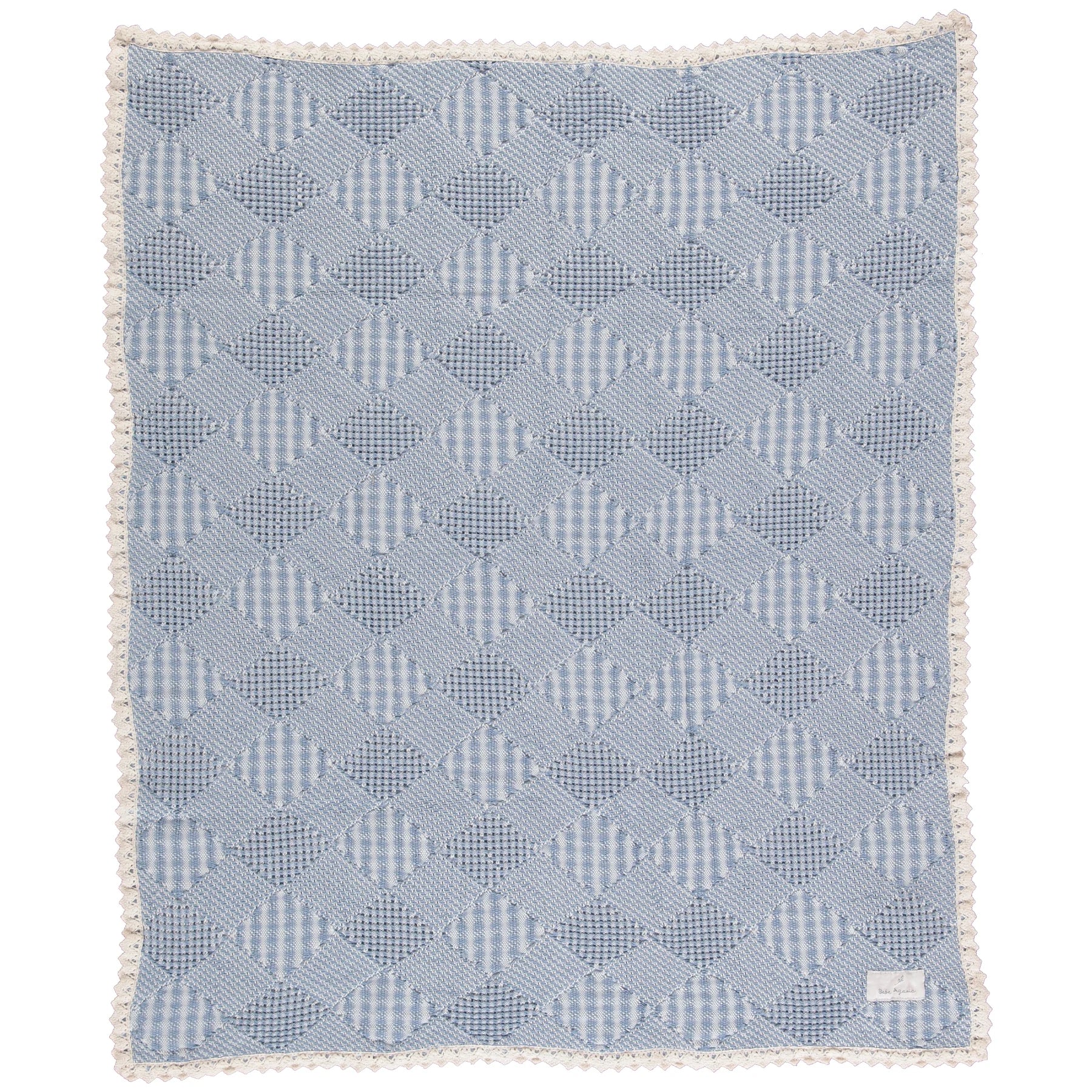 Bebe Organic Plaid Patchwork Blanket