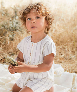 Play Up Jersey Jumpsuit With Coconut Buttons