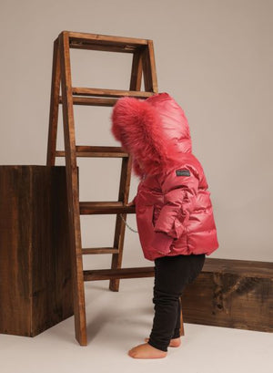 pramie girls cherry ruffle jacket