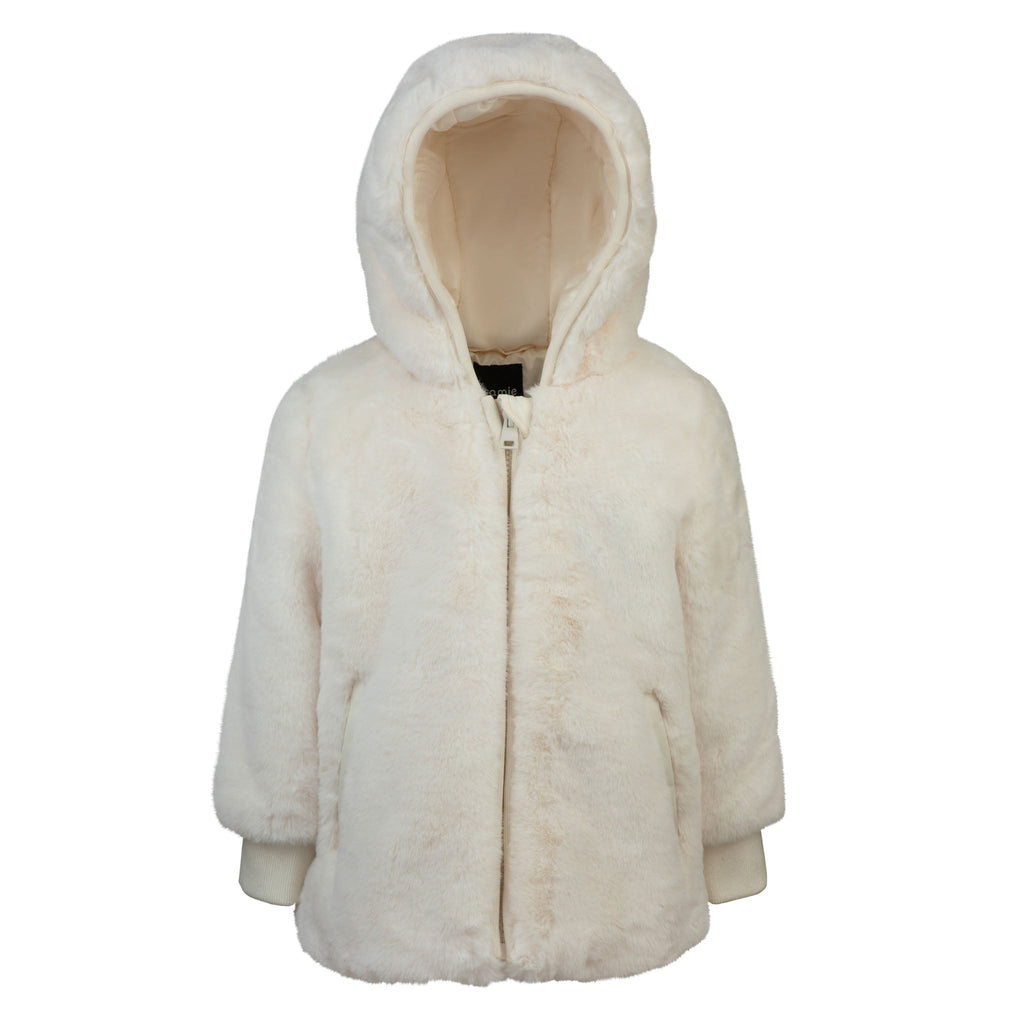 Pramie Ivory Fur Jacket – Little Loungers