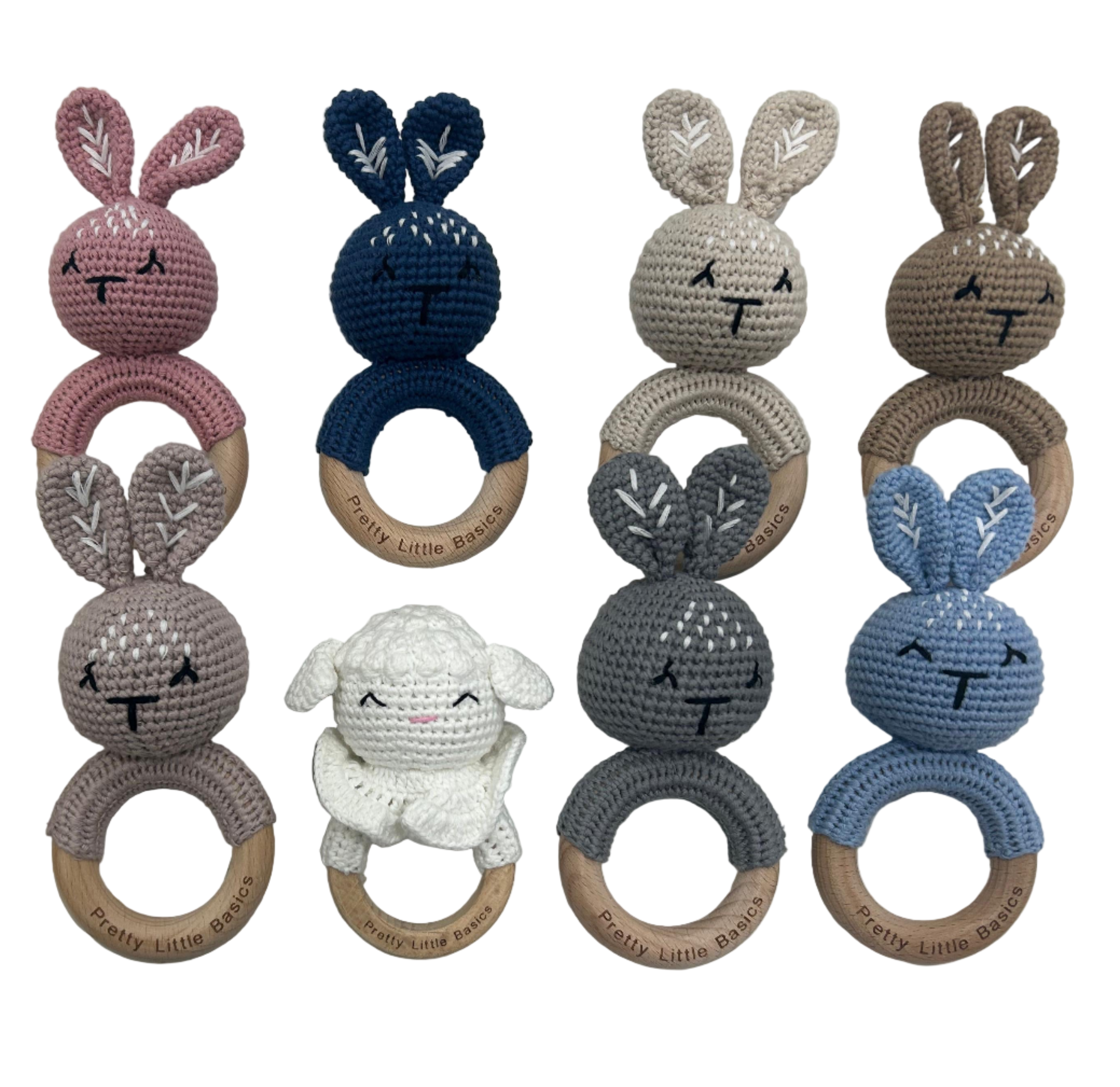 Pretty Little Basics bunny rattle