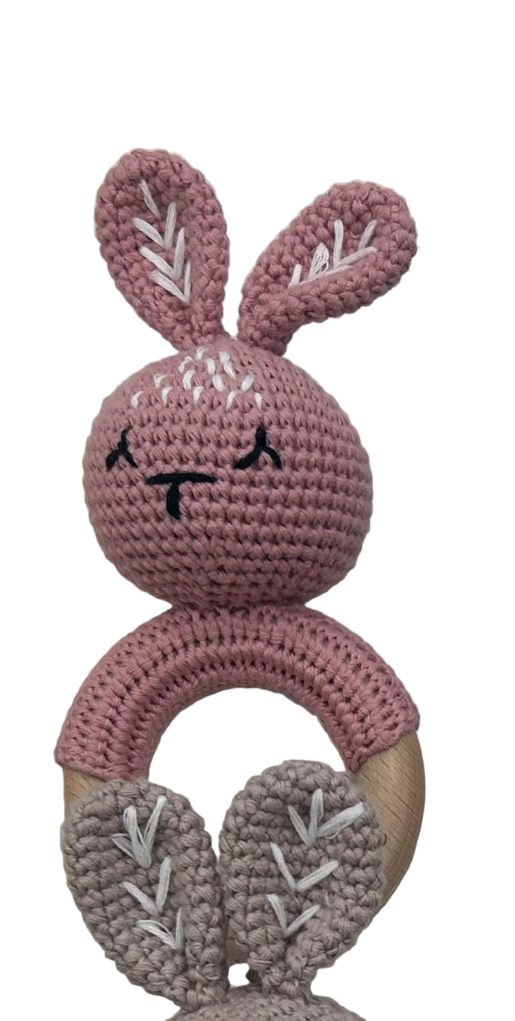 Pretty Little Basics bunny rattle
