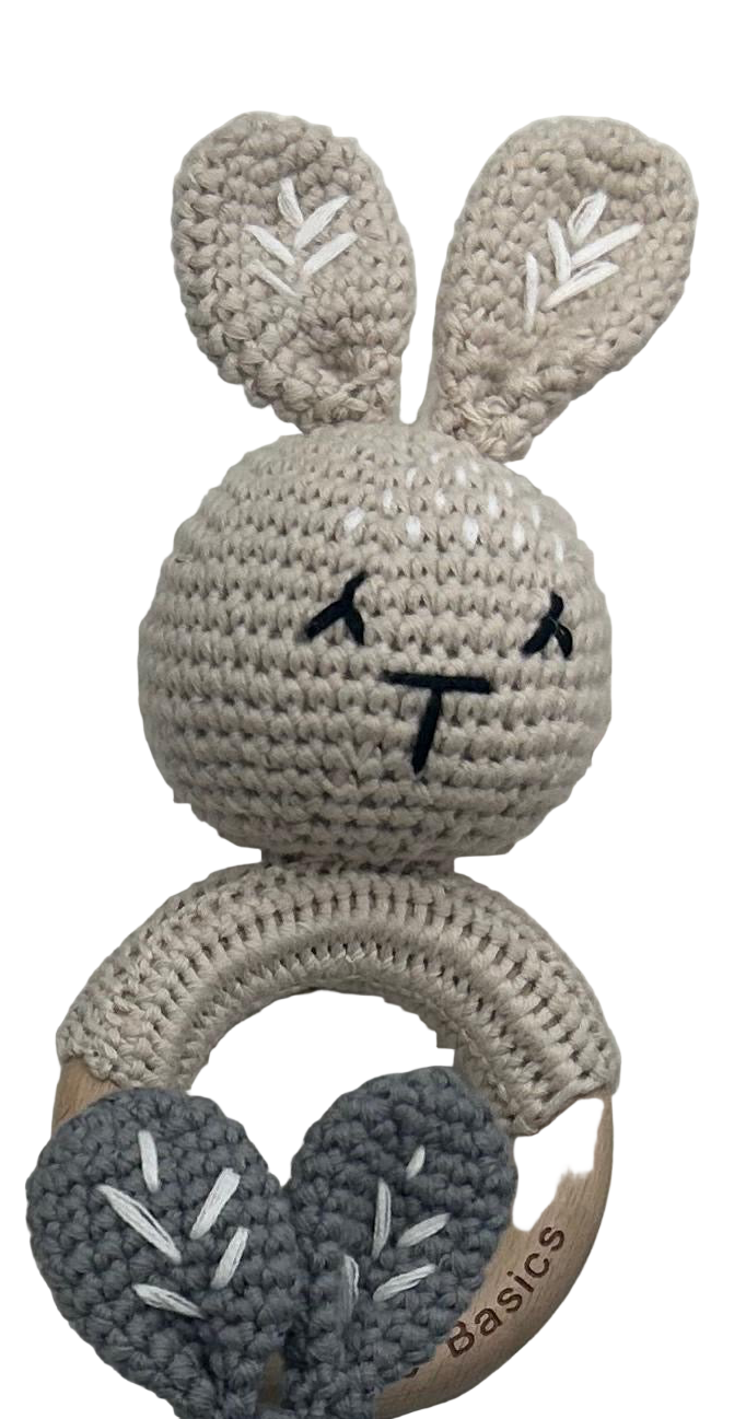 Pretty Little Basics bunny rattle