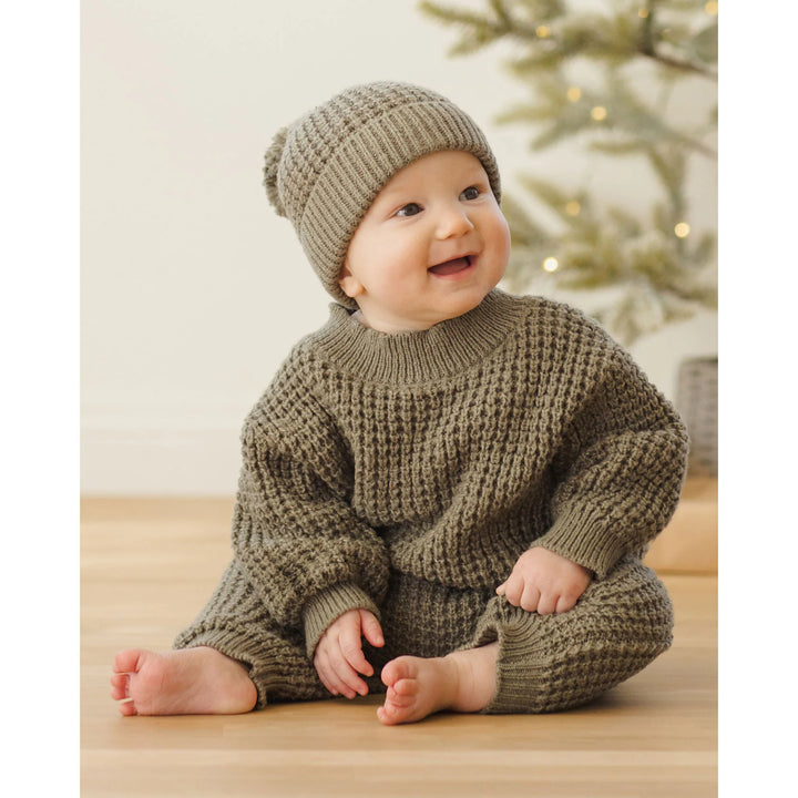 Quincy Mae Forest Chunky Knit Set