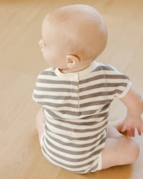 Quincy Mae Retro Stripe Romper