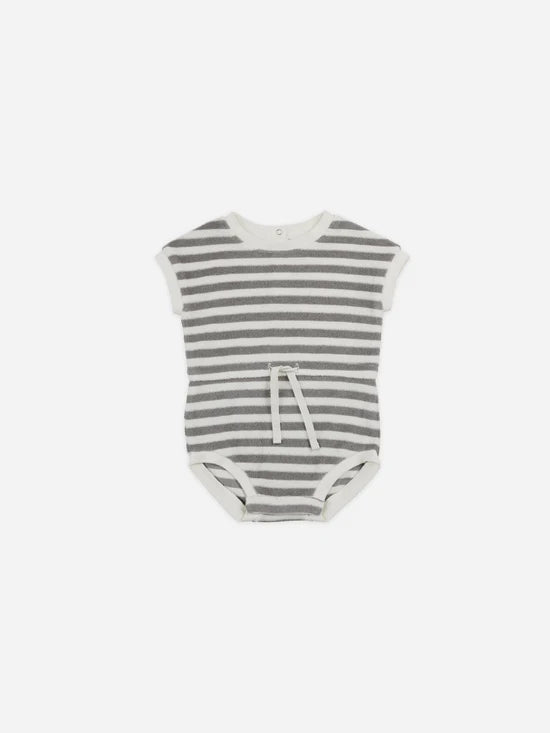 Quincy Mae Retro Stripe Romper
