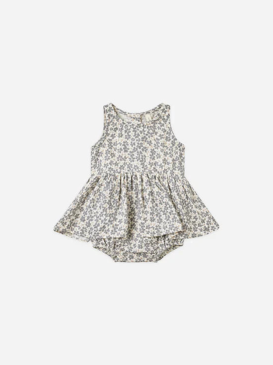 Quincy Mae Poppy Skirted Tank Romper
