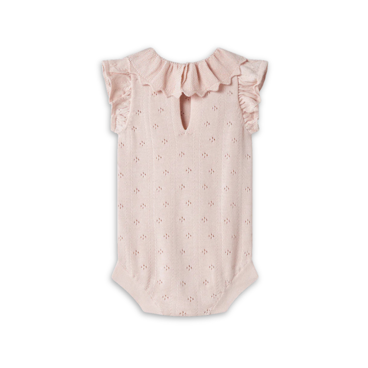MarMar Renate Soft Cotton Baby Bodysuit Delicate Collar Design