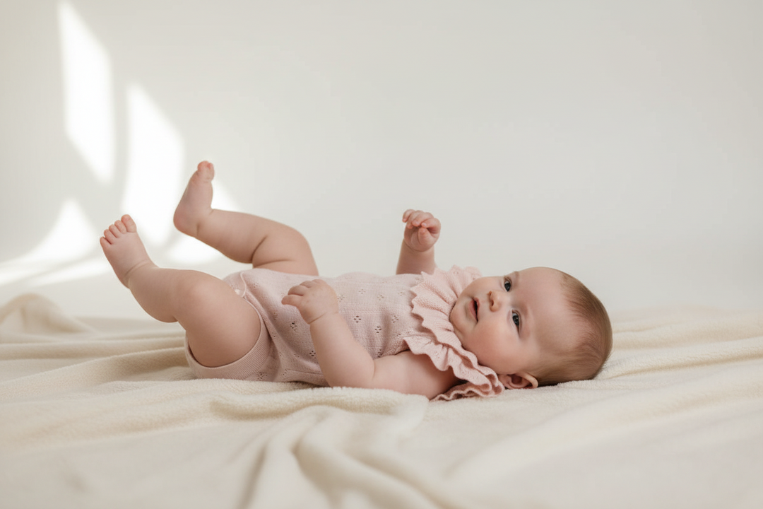 MarMar Copenhagen Pointelle 2-Piece Set with Bonnet