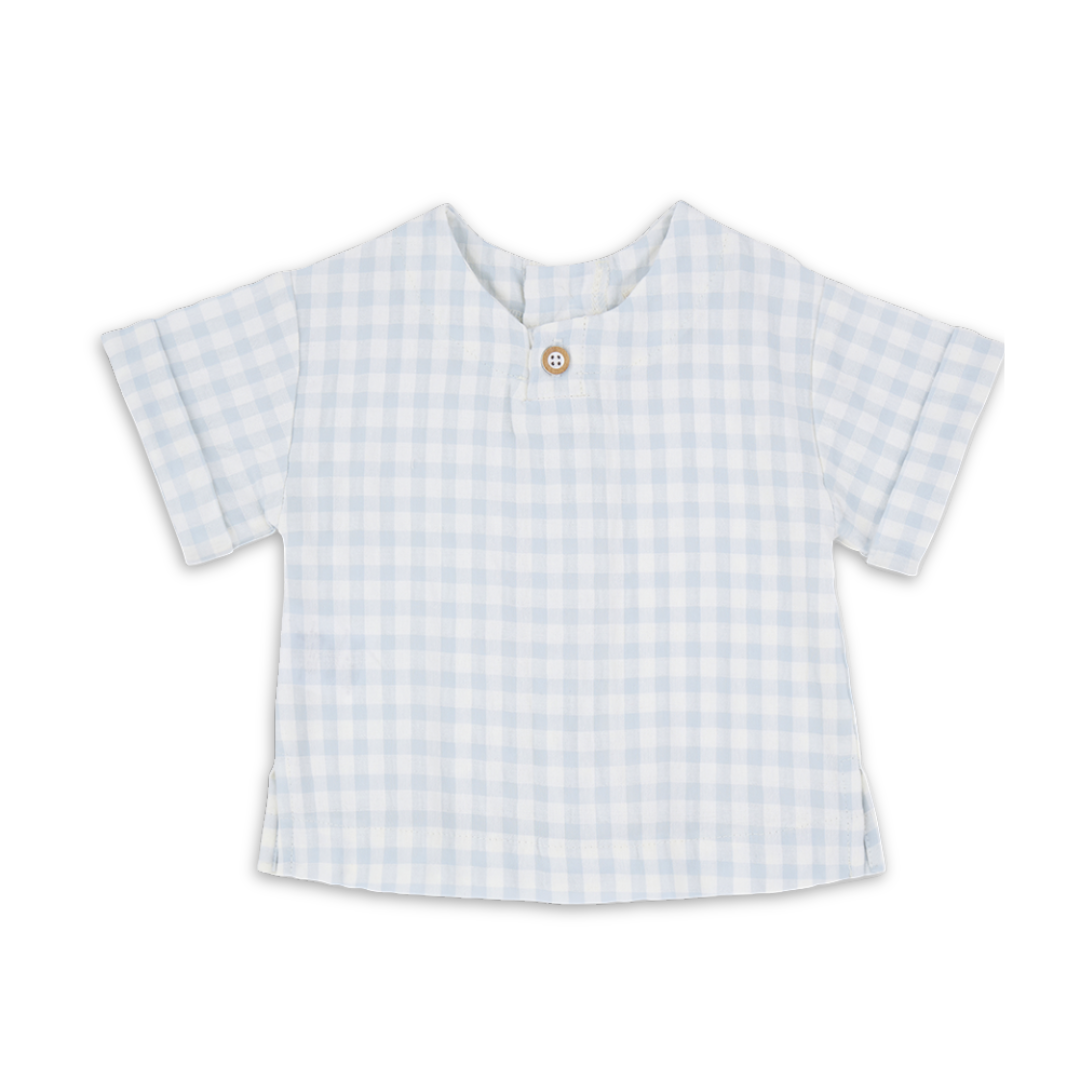 1+ in the family Santorini Shirt Soft Cotton Kids Button Front Shirt