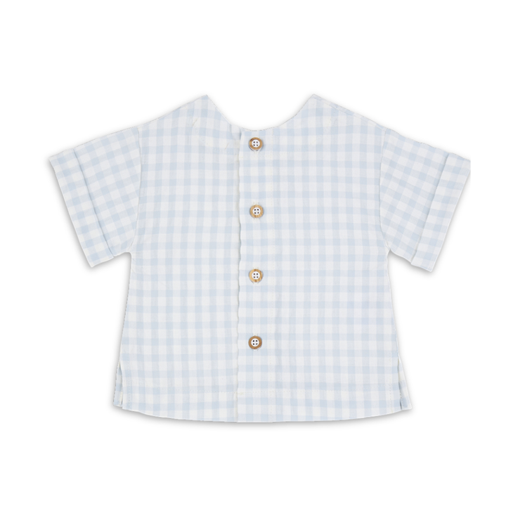 1+ in the family Santorini Shirt Soft Cotton Kids Button Front Shirt