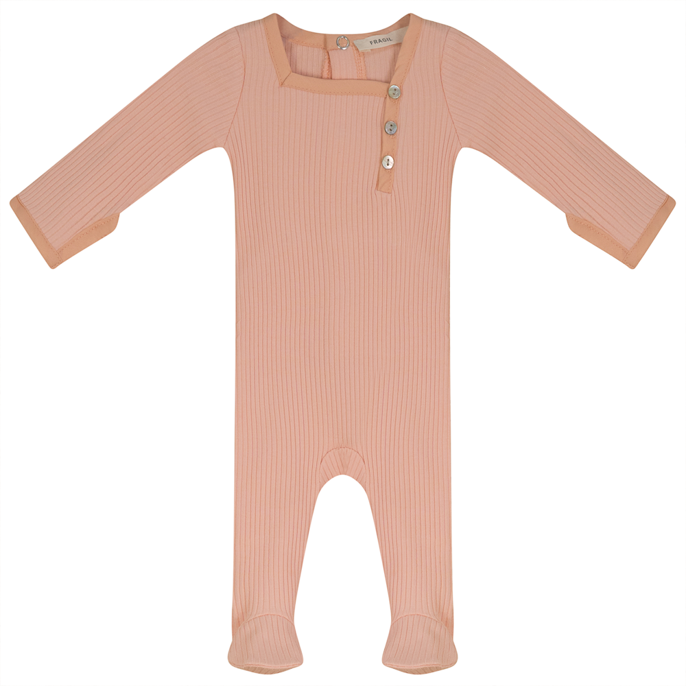 Fragile Romper with Square Neck - Nectar
