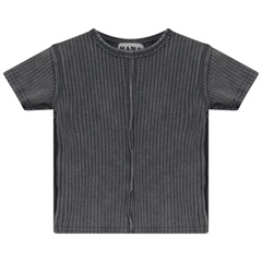 bla bla bla rib denim grey wash boys t shirt