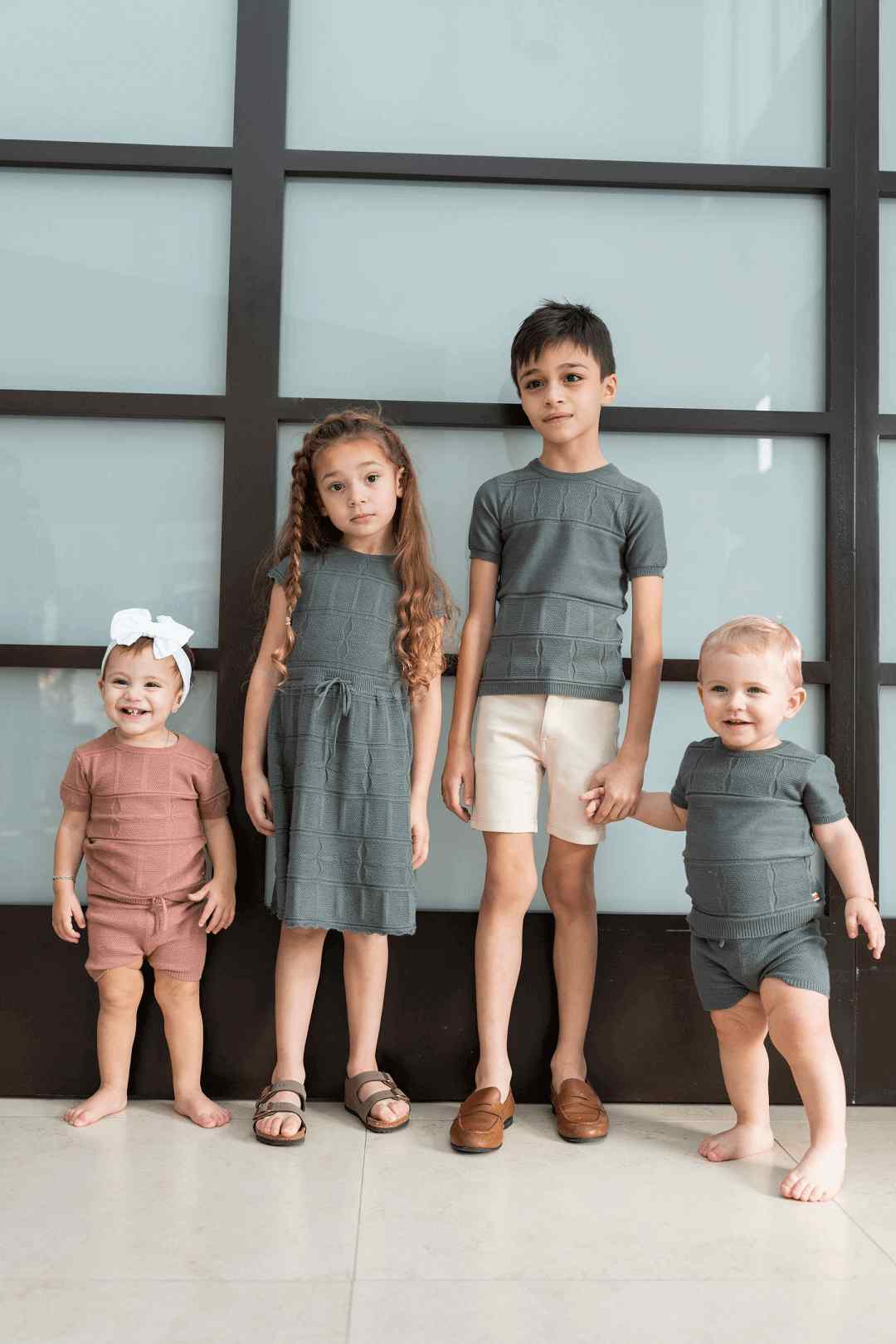 Hopscotch Girls Textured 2 Piece