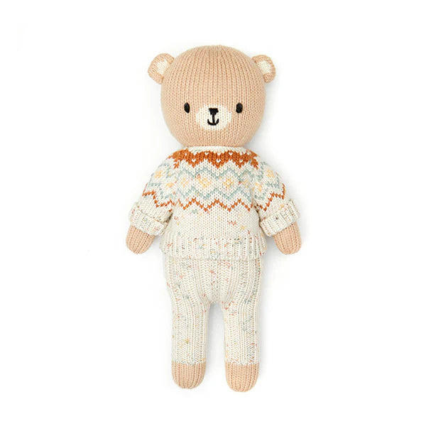 Tun Tun Arthur The Bear with Fall Sweater 11"
