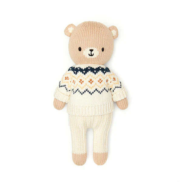 Tun Tun Arthur The Bear with Fall Sweater 11"