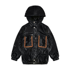 Cozy Coop Two Pocket Jacket - Blk/Luggage