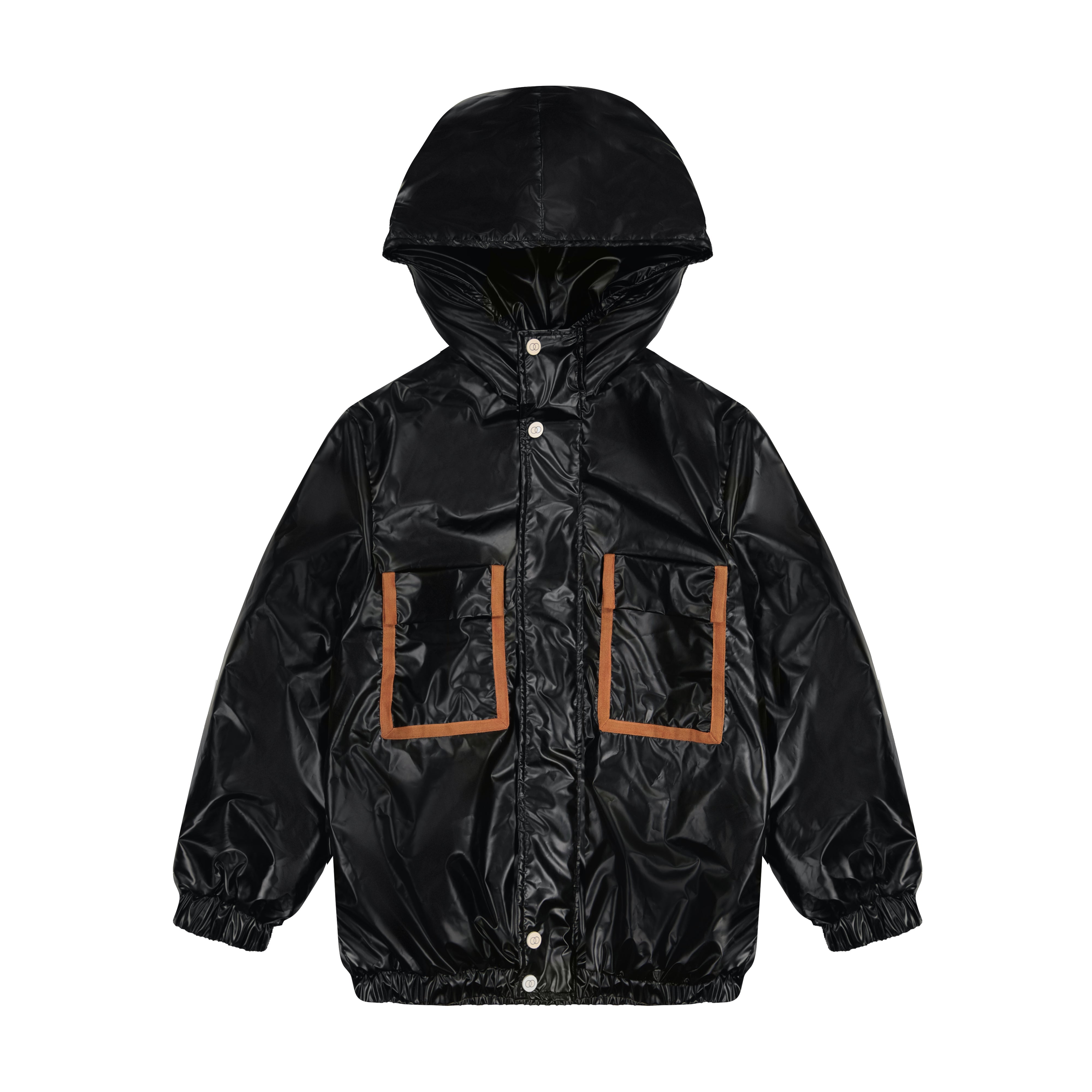 Cozy Coop Two Pocket Jacket - Blk/Luggage