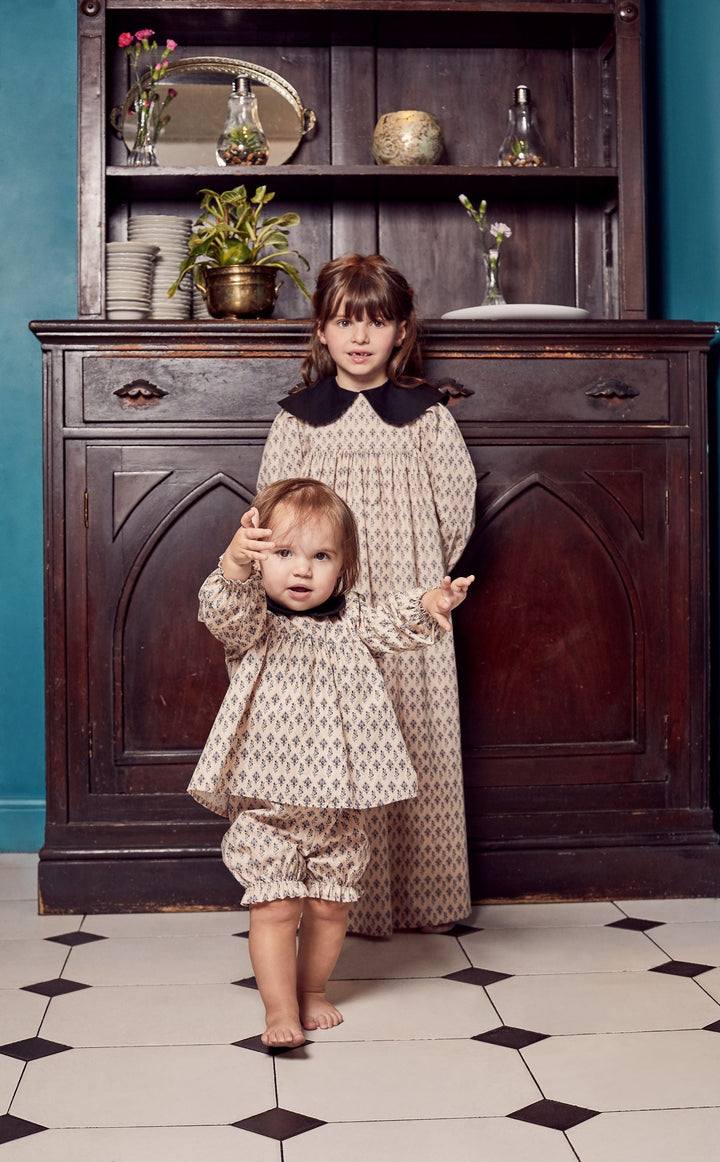 vue marelle orchid peter pan collar dress