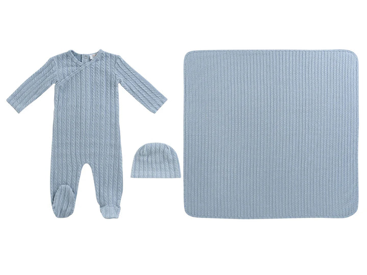 Kipp Baby - Cable Wrap Footie (3PC Set)