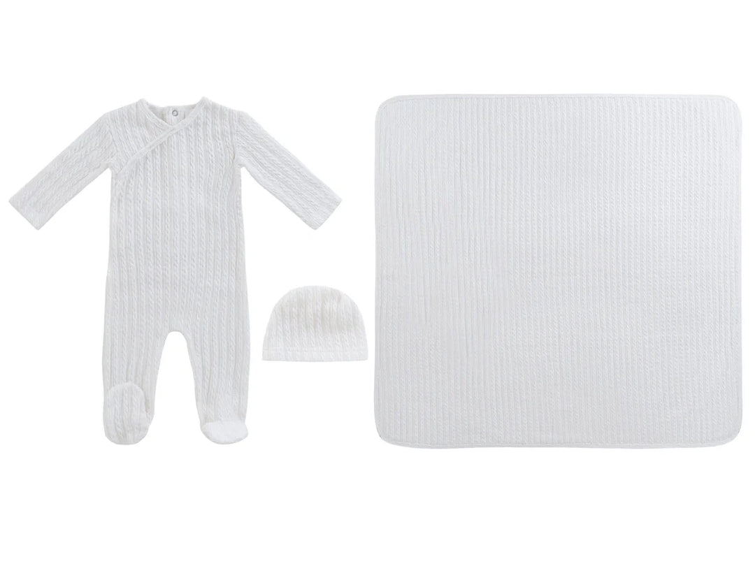 Kipp Baby - Cable Wrap Footie (3PC Set)