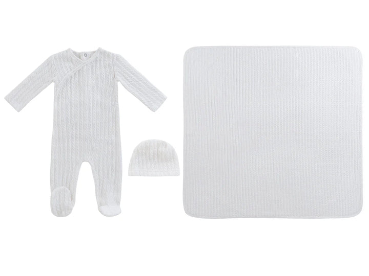Kipp Baby - Cable Wrap Footie (3PC Set)