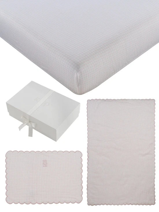 Kipp Baby - Teddy Au Pane 4PC Mini Crib Set
