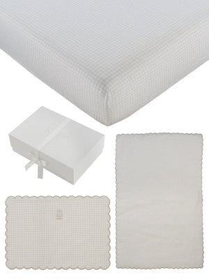 Kipp Baby - Teddy Au Pane 4PC Mini Crib Set