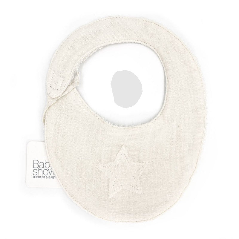 Star muslin bib