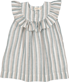 MarMar Dusty Blue Stripe Drussa Dress