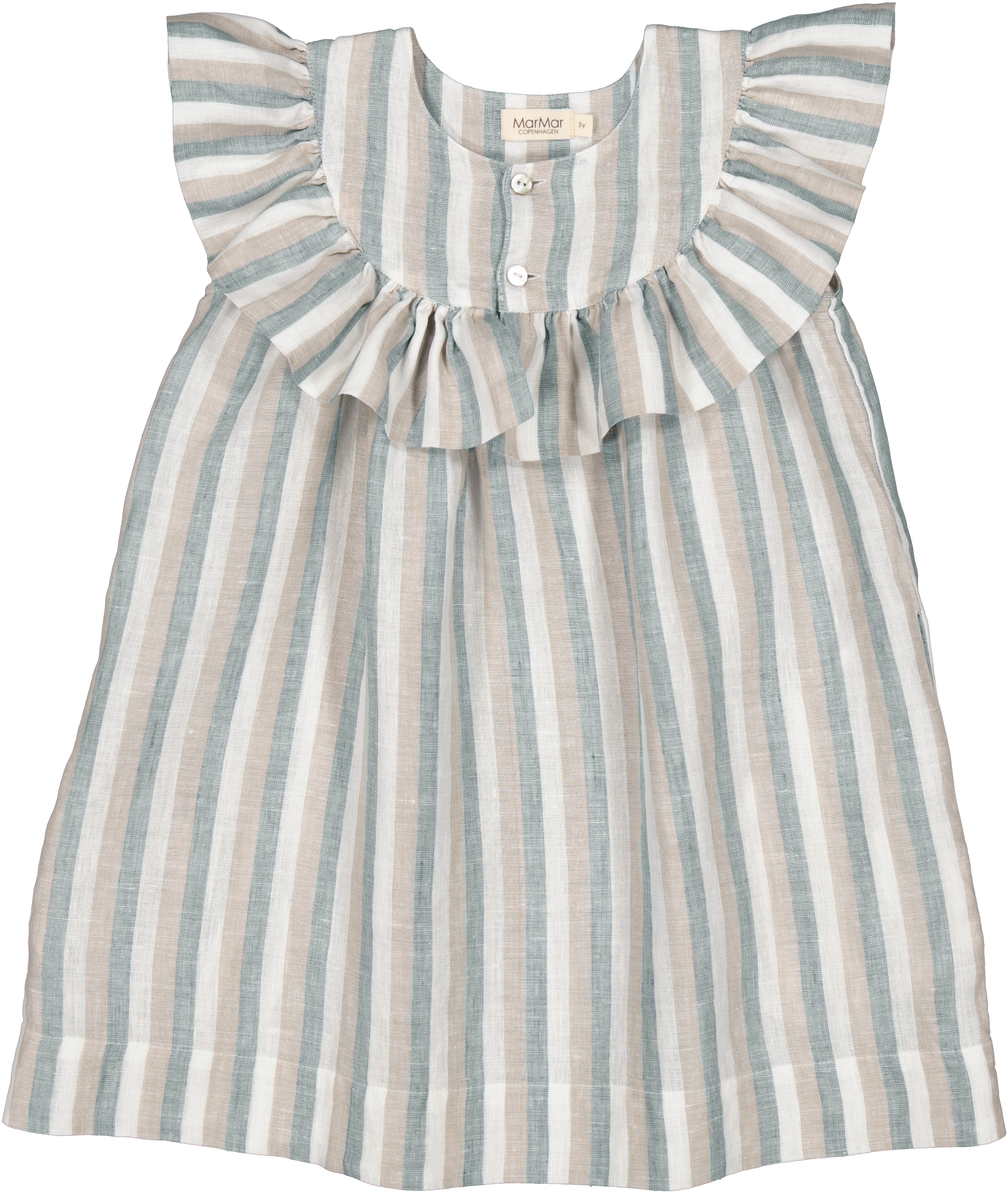 MarMar Dusty Blue Stripe Drussa Dress