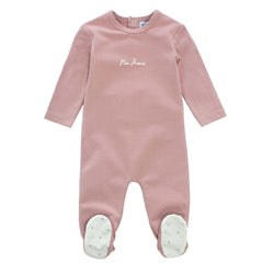 KIPP Baby Mauve Dot Romper