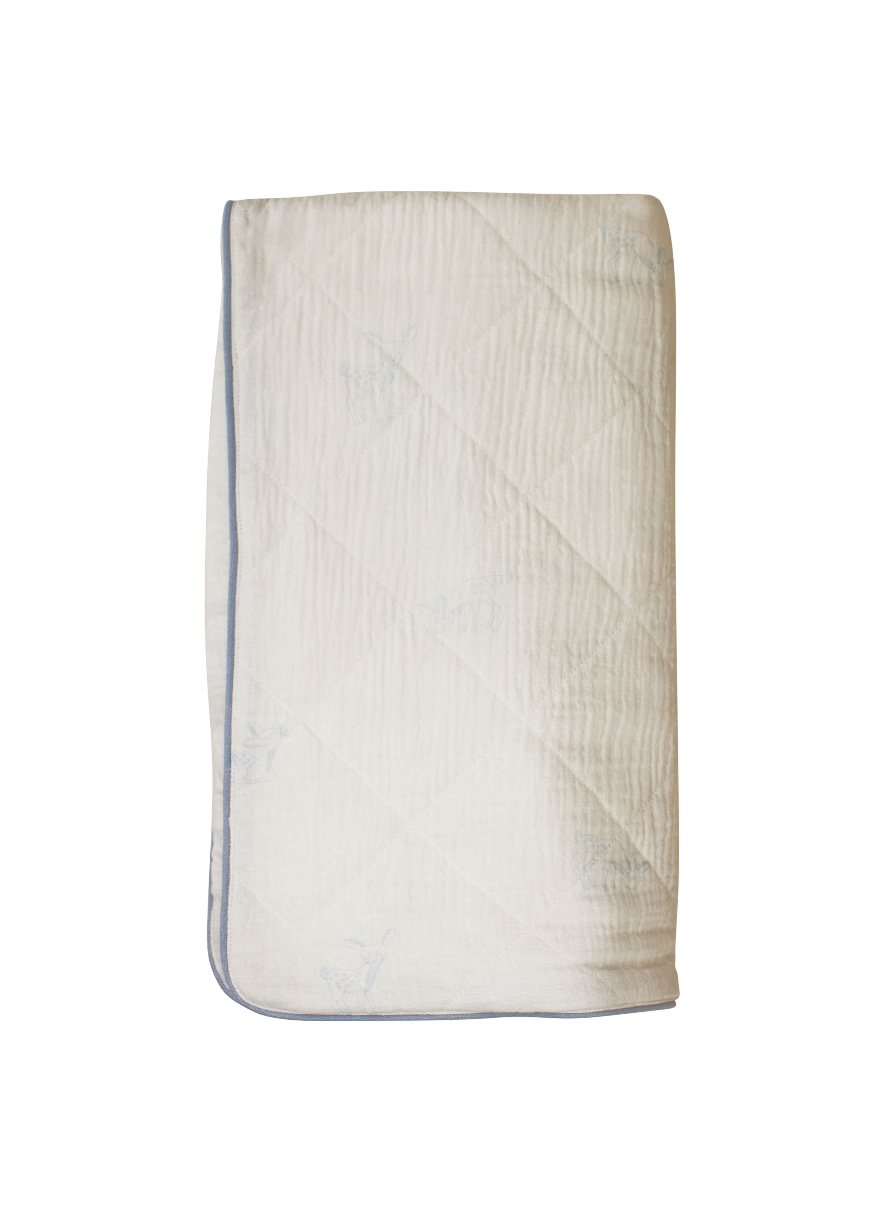 Kipp Baby Blue Fawn Padded Blanket