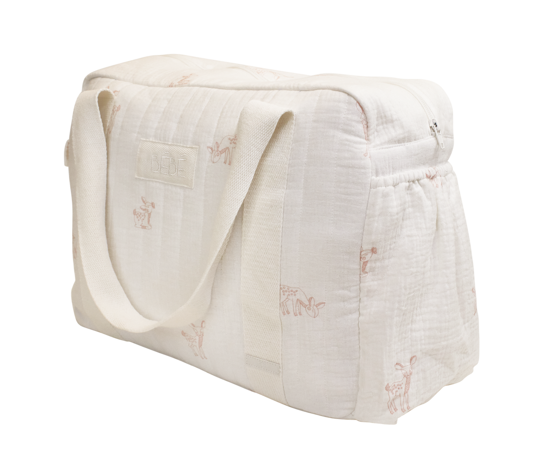 Kipp Baby Pink Fawn Diaper Bag