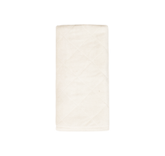 Kipp Baby White Velour Piped Blanket
