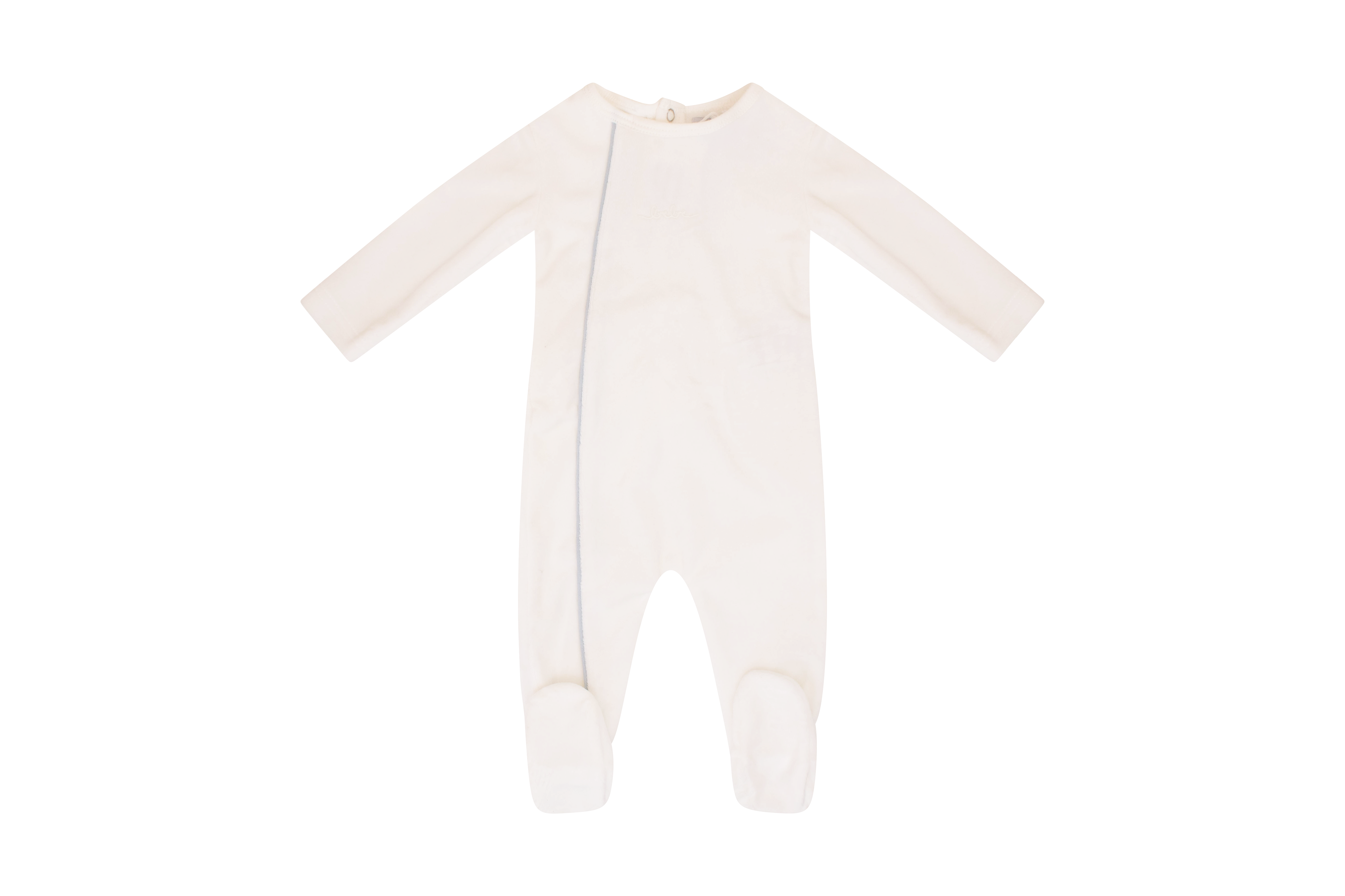 Kipp Baby Blue Piped Footie