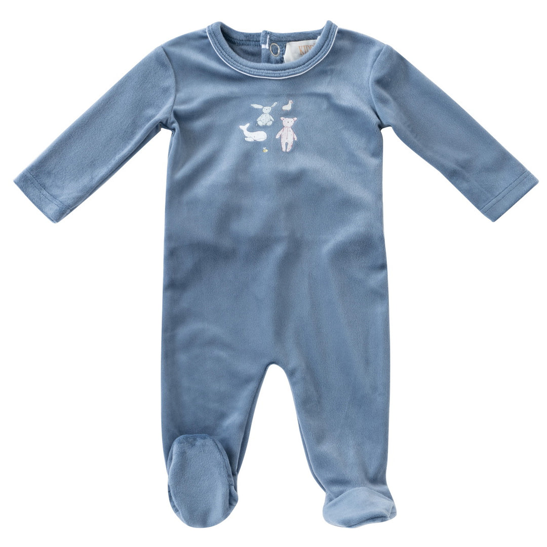 Kipp Baby Blue Stuffed Friends Footie