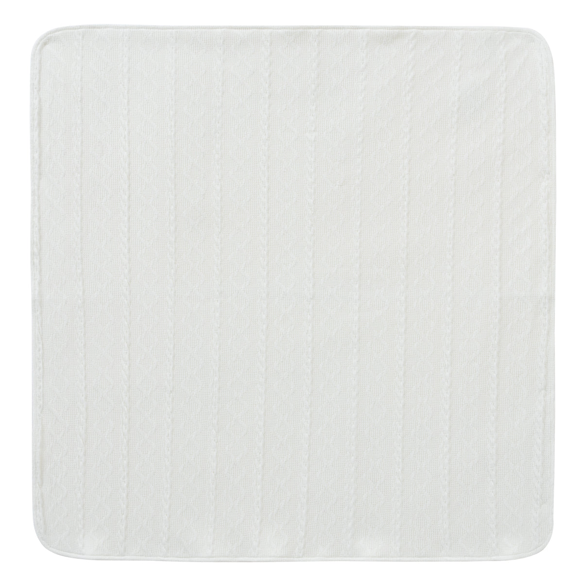 Kipp Baby White Cable Knit Blanket