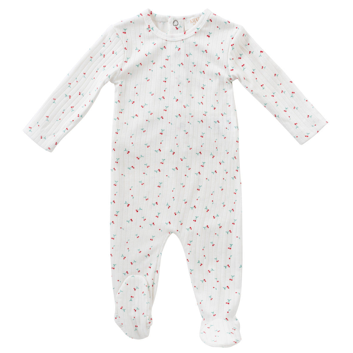 Kipp Baby White Cherry Footie