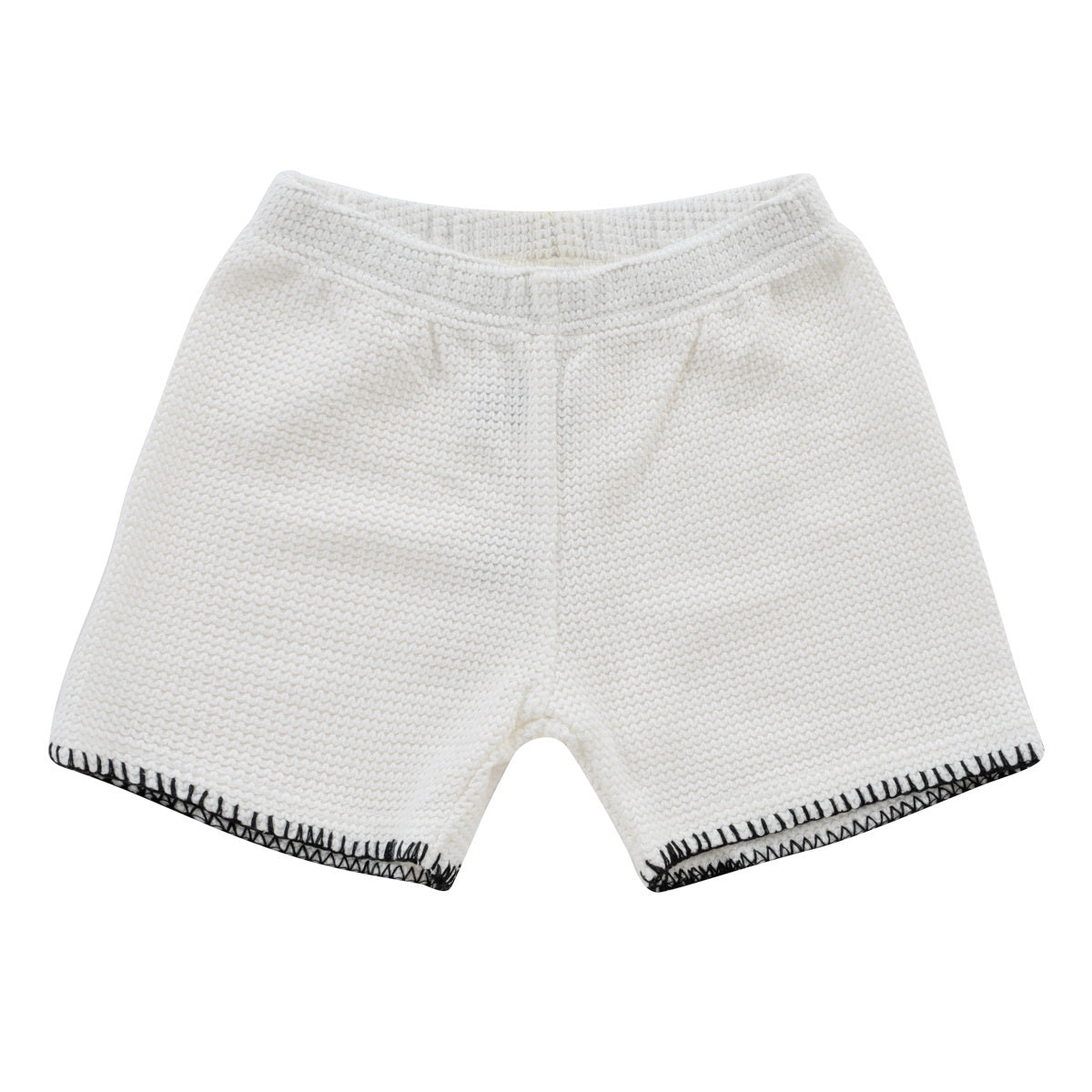 Kipp Aiden White Crochet Shorts